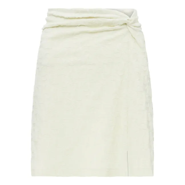 Falda de rizo ecológico | Blanco Roto