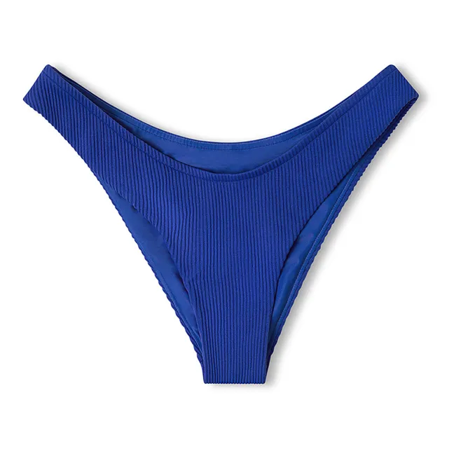 Braguita de bikini acanalada Marine | Azul