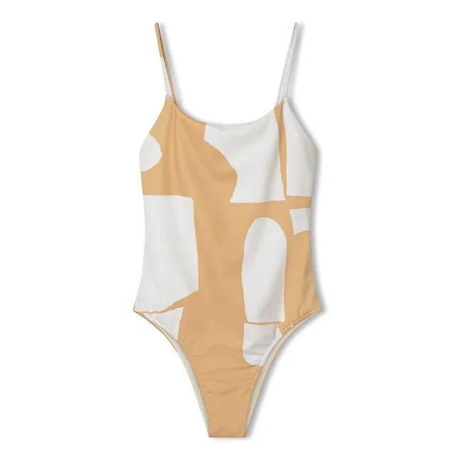 Maillot 1 Pièce Terrazzo | Beige