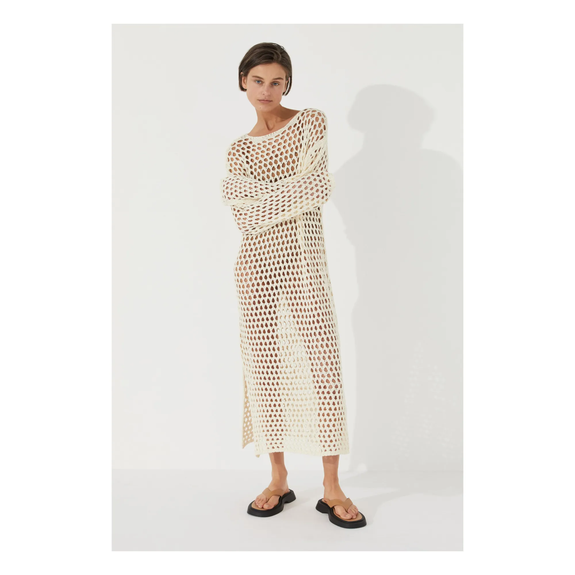 zulu and zephyr crochet dress Zulu & Zephyr - Crochet Knit Dress