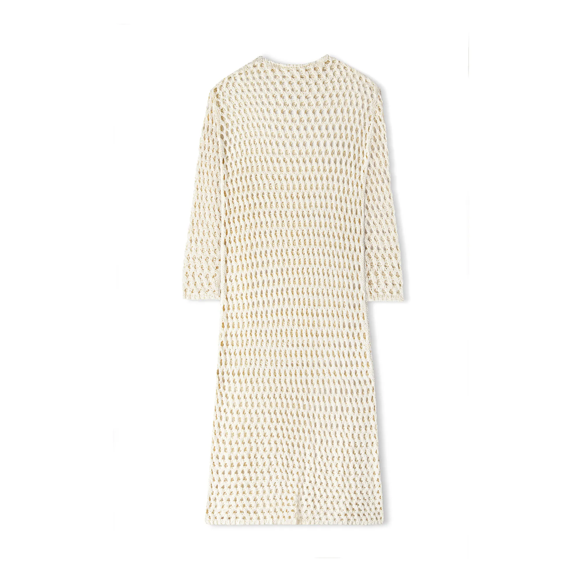Zulu & Zephyr - Stone Crochet Dress - Ecru | Smallable