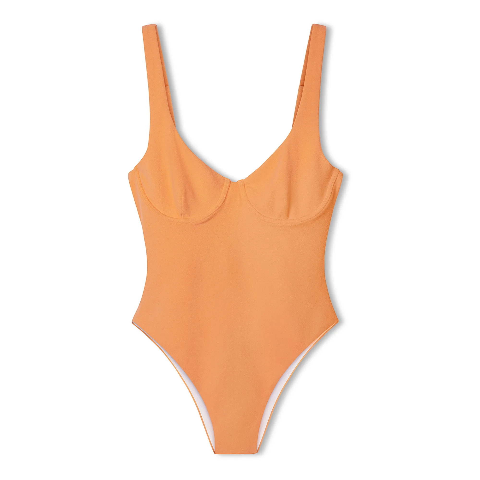 [Clove]★ Tropical Terry One Piece Cash Terry One Piece Swimsuit - Summer Melon