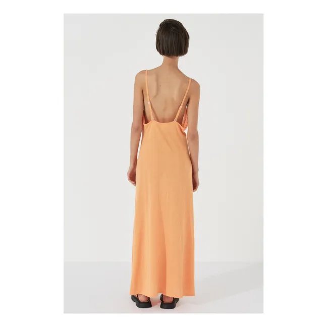Vestido Rockmelon Ramio y algodón orgánico | Naranja