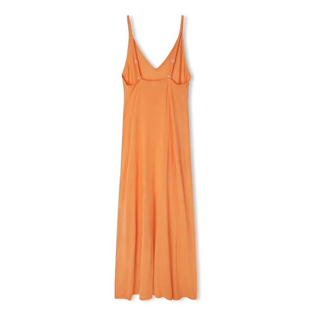 Vestido Rockmelon Ramio y algodón orgánico | Naranja