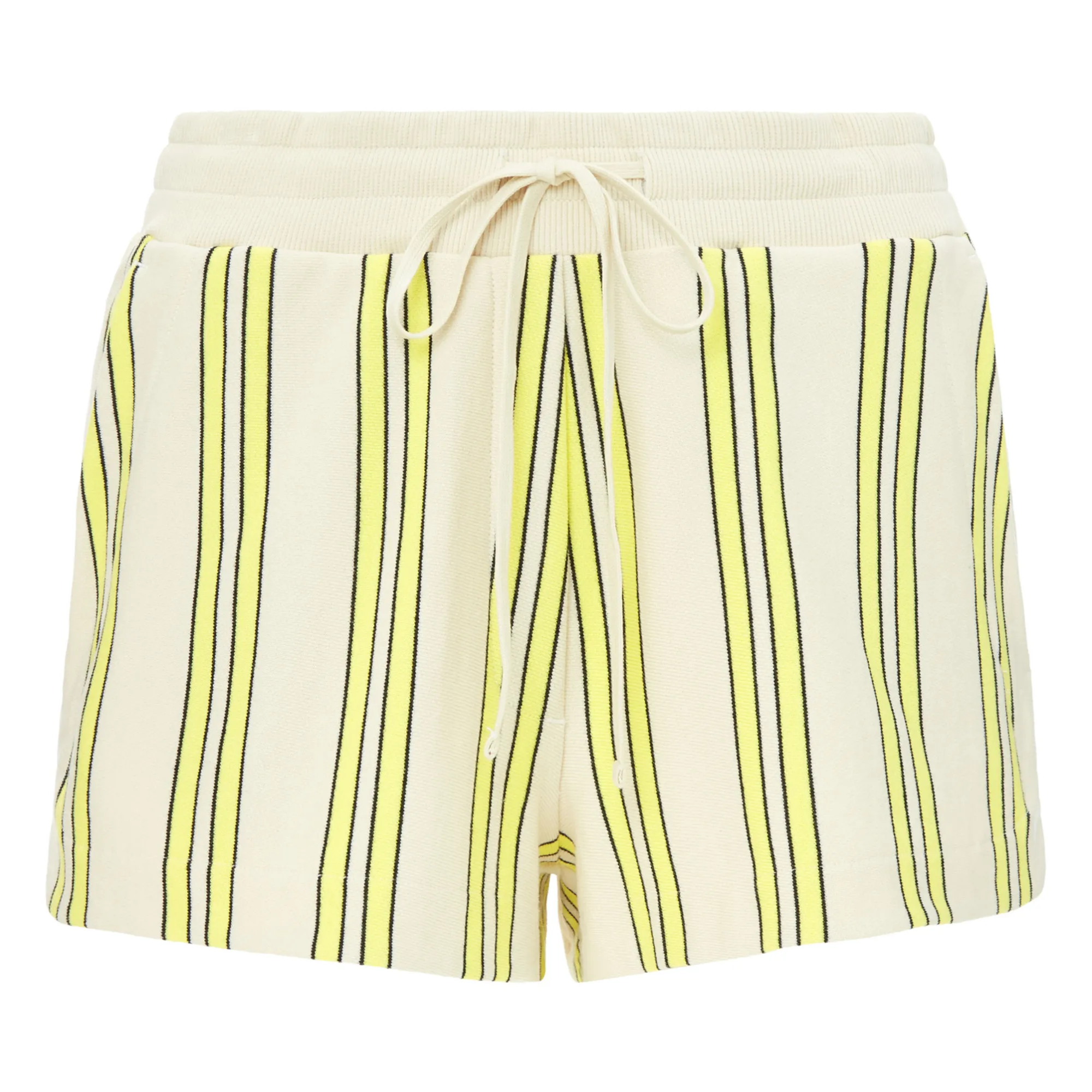 Chloé Stora Yellow Jordy Striped Shorts