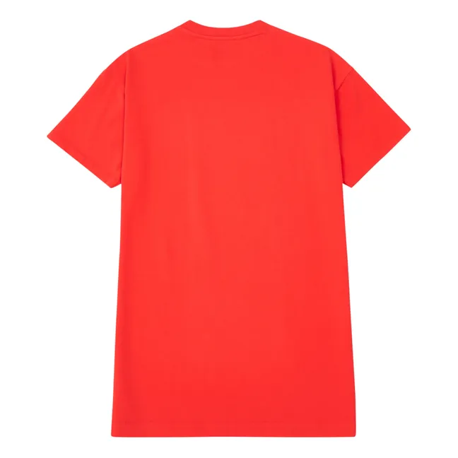 T-Shirt Logo Bio-Baumwolle | Korallenfarben
