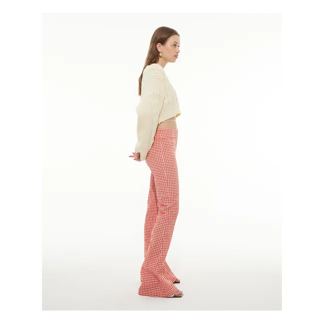 Pull Maille Col V | Crème