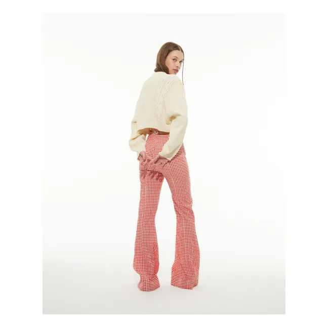 Pull Maille Col V | Crème