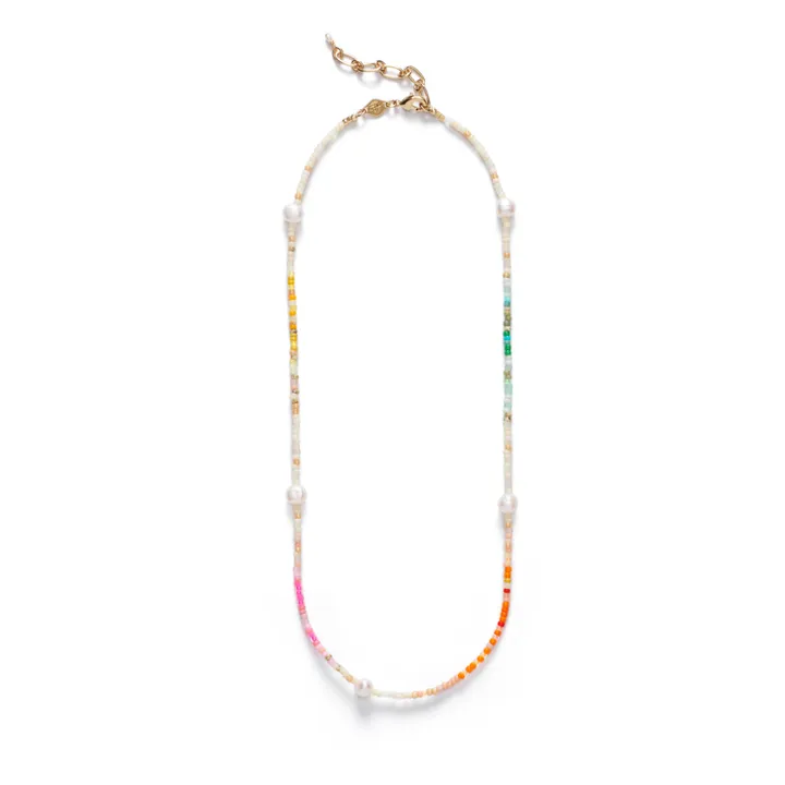 Rainbow Nomad Necklace | Pink- Product image n°0