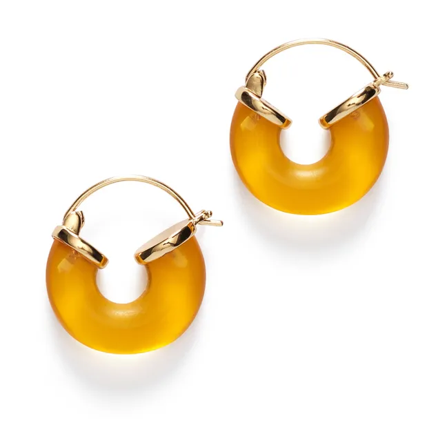 Boucles d'Oreilles Petit Swell | Ambre