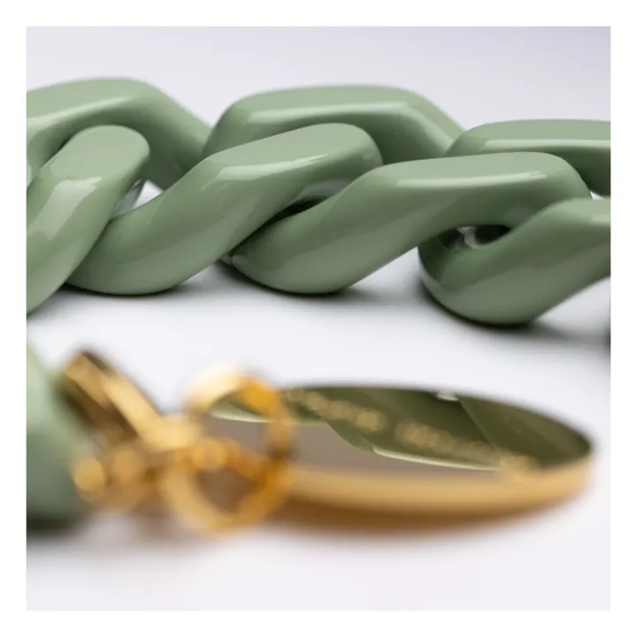 Bracelet Flat Chain | Vert Menthe- Image produit n°3