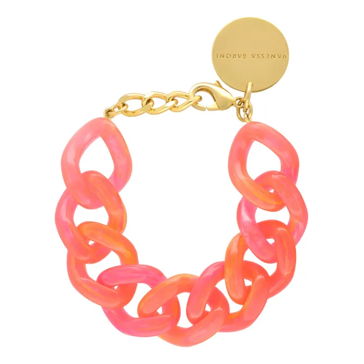 Armband Flat Chain Campari | Orange- Produktbild Nr. 0