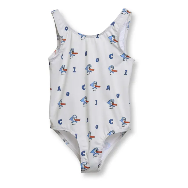 Maillot de Bain 1 Pièce Canards | Ecru