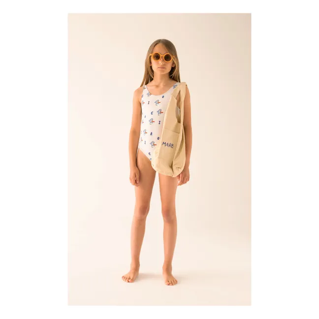 Maillot de Bain 1 Pièce Canards | Ecru