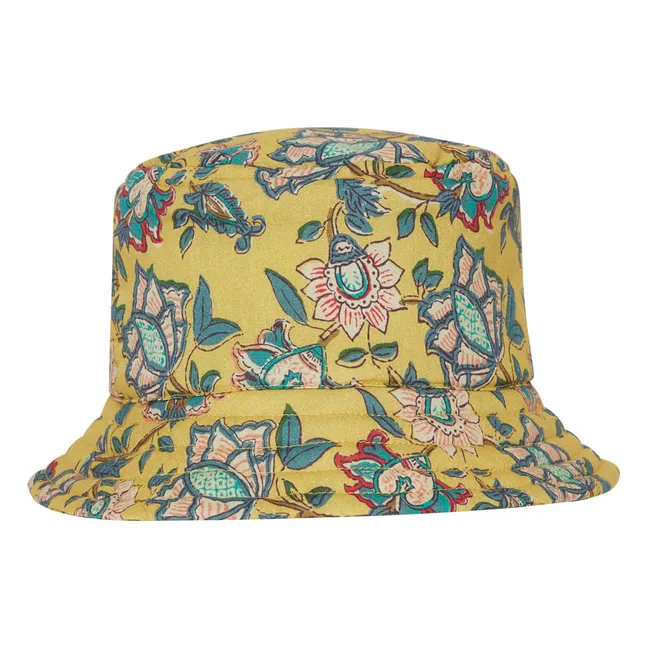 Sombrero floreado Afid | Amarillo Mostaza