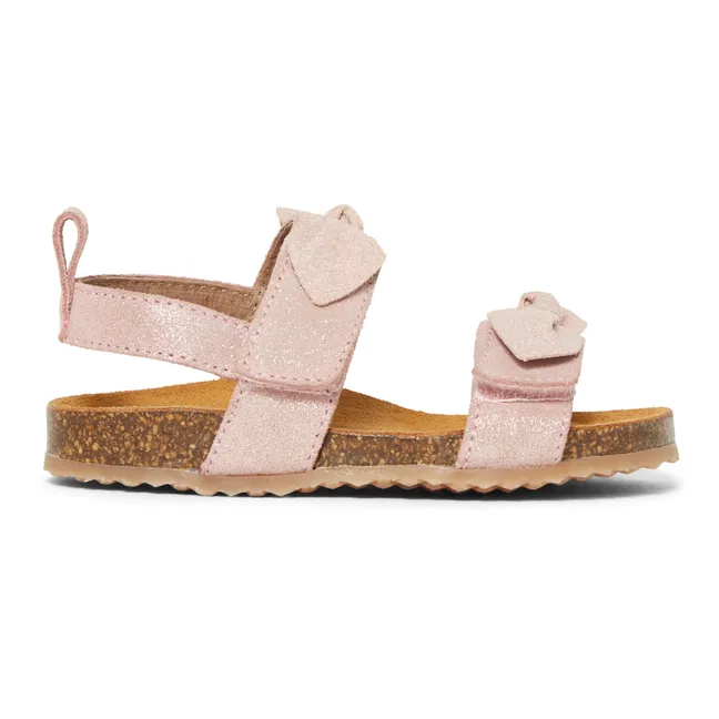 Sandalias de ante con doble nudo - Two Con Me | Rosa