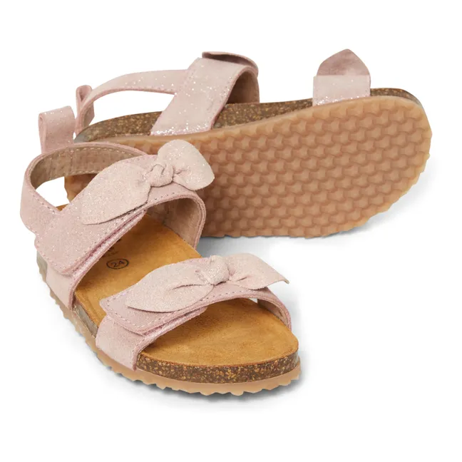 Sandales Double Nœuds Suede - Two Con Me | Rose
