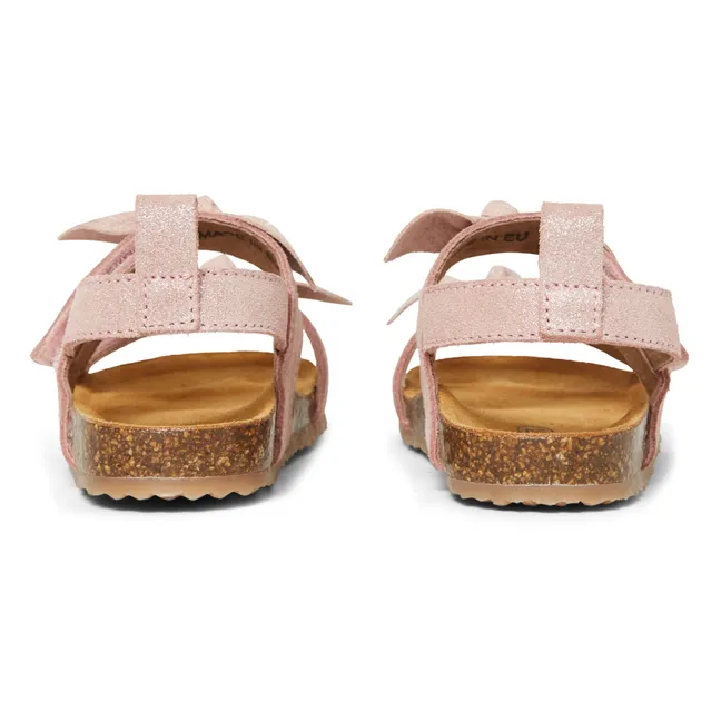Sandalias de ante con doble nudo - Two Con Me | Rosa