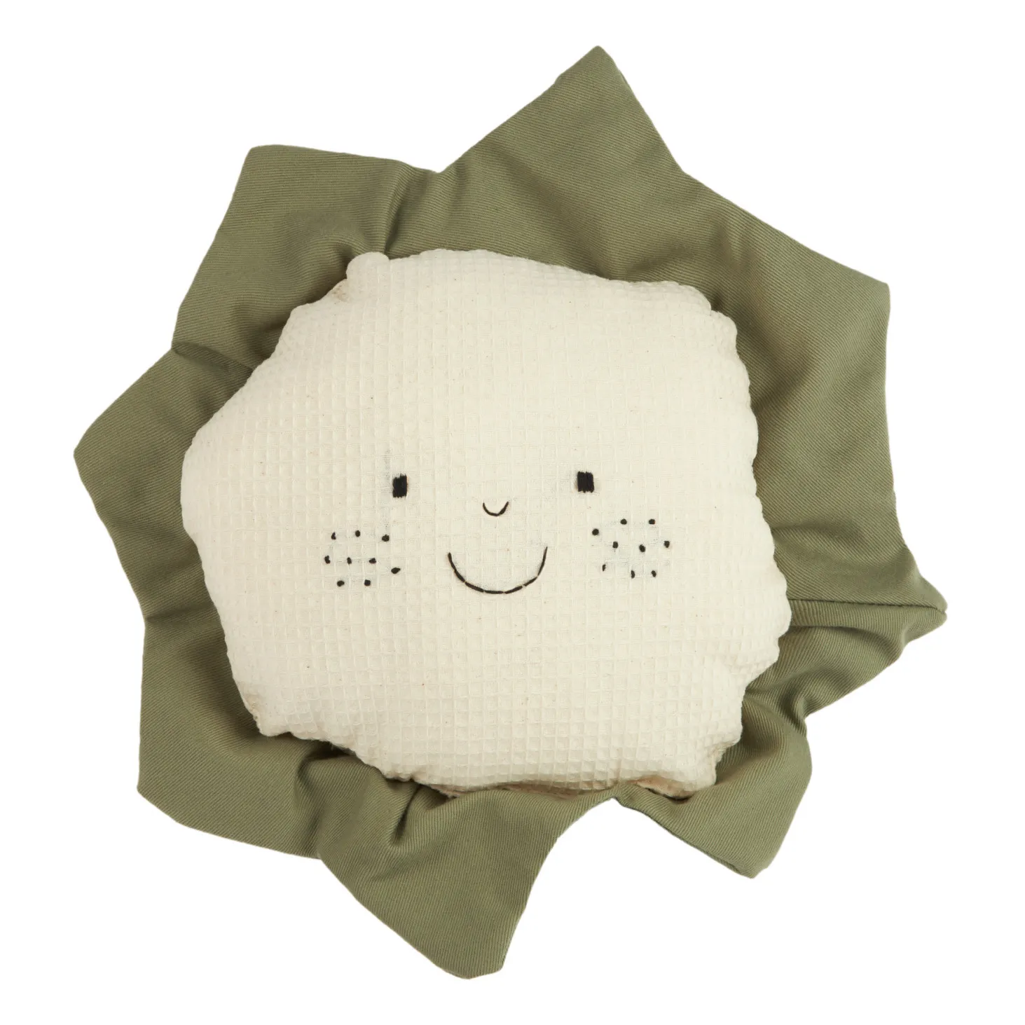 Nobodinoz White Cauliflower Cushion