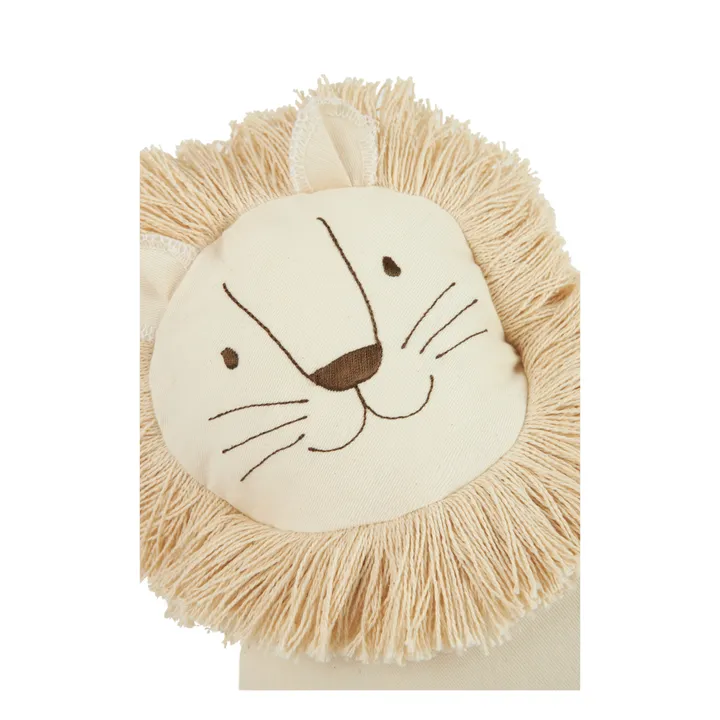 Coussin Lion | Blanc- Image produit n°2