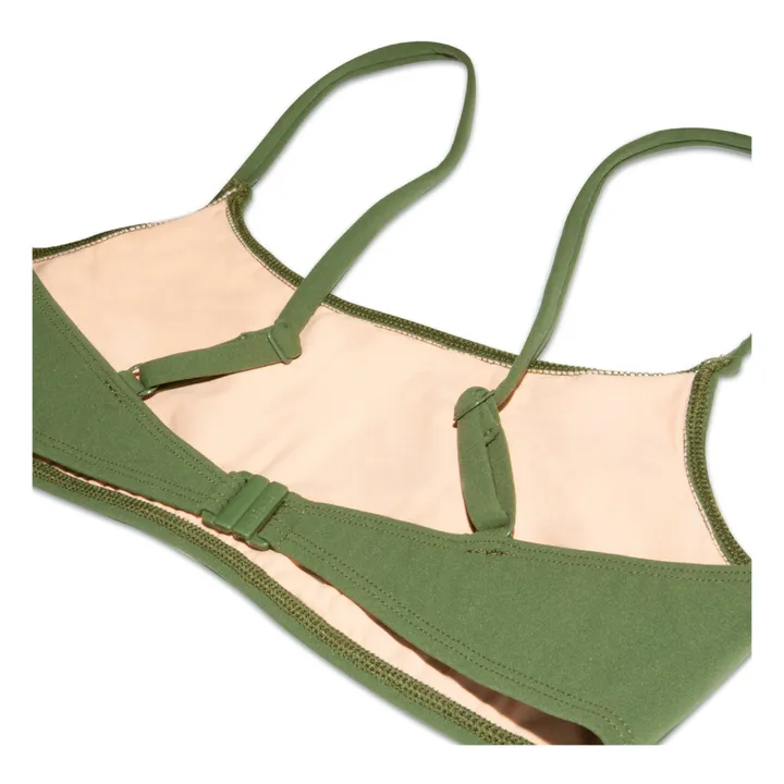 Haut de Maillot de Bain Bralette | Vert kaki- Image produit n°2