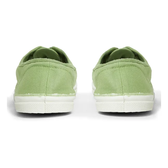 Vegan Lace-up Sneakers | Green