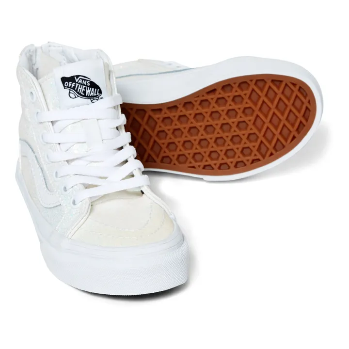 Hohe Sneakers SK8-Hi Zip Glitter | Weiß- Produktbild Nr. 1
