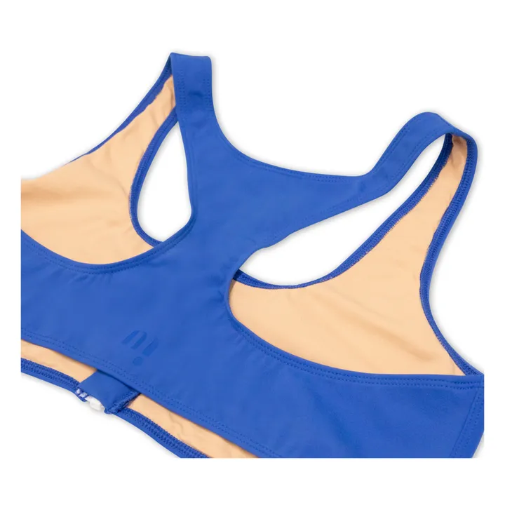 Parte de arriba de bikini Racerback | Azul Rey- Imagen del producto n°3