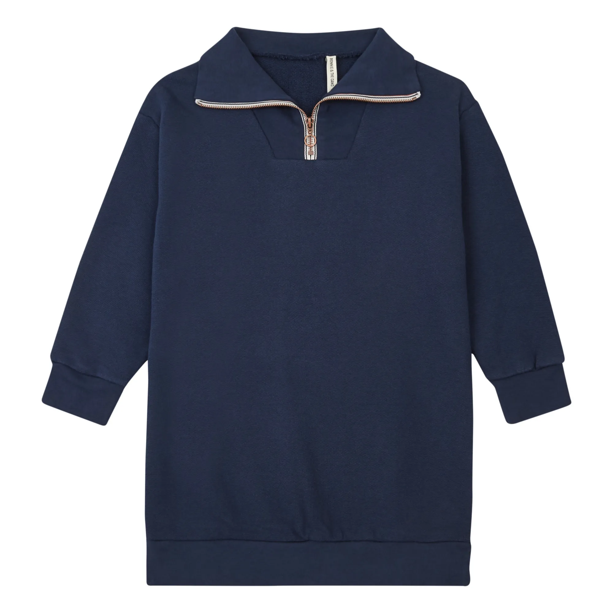 Bonnie & The Gang Blue Alan Organic Cotton Dress