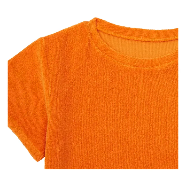 Orgeat Terry Cloth T-shirt | Orange- Product image n°1