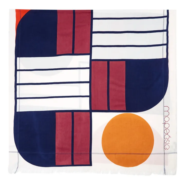 Tempo Hammam Towel - Single | Crimson- Product image n°1