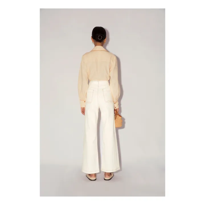 Camicia Celena in lino | Sabbia- Immagine del prodotto n°4