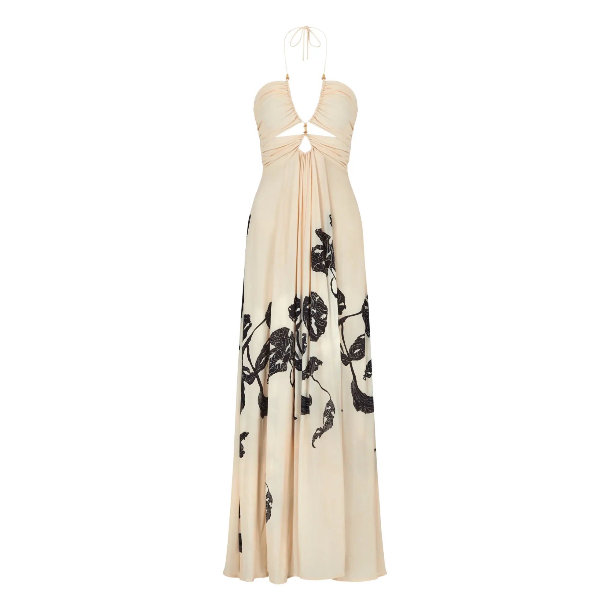 Magali Pascal Ecru Mayra Silk Dress