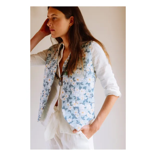 Veste Matelassée Sans Manches Di Fiore | Bleu