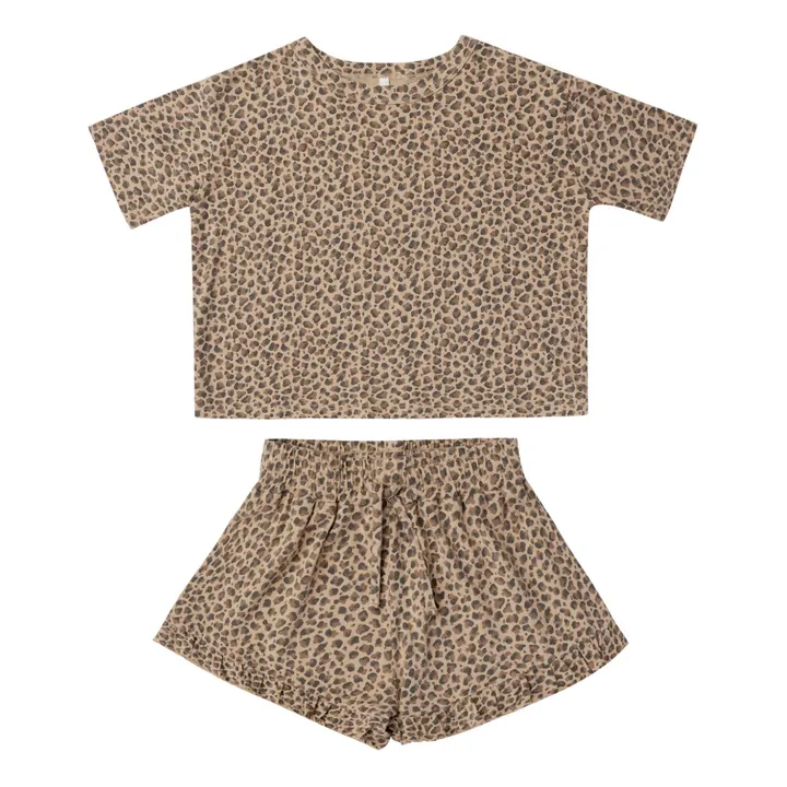 T-Shirt + Shorts bedruckt | Leopard- Produktbild Nr. 0
