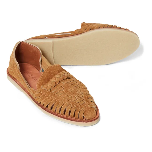 Alegre Suede Sandalen | Kamelbraun