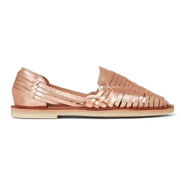 Sandales Ibarra | Or rose