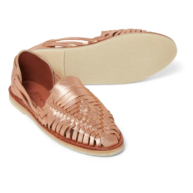 Sandales Ibarra | Or rose