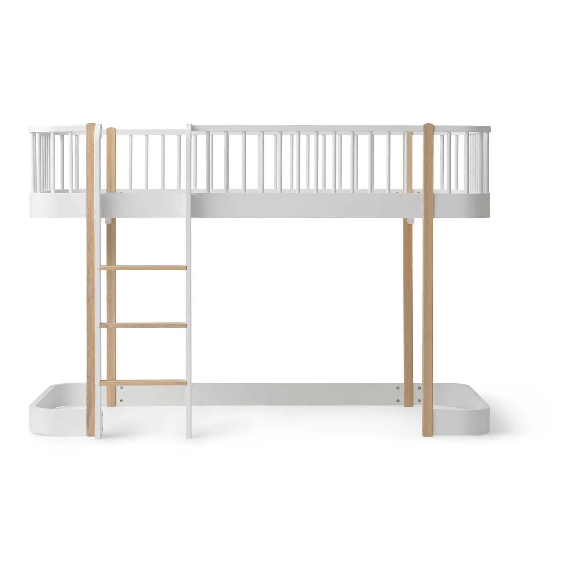 Oliver Furniture Oak Original Wooden Loft Bed 90X200 Cm
