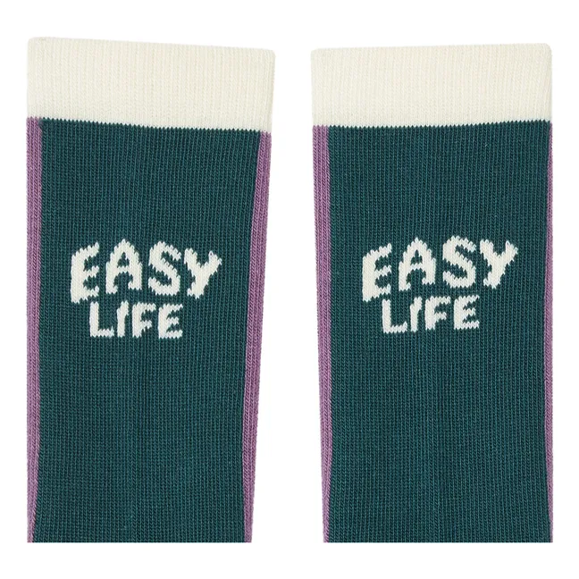 Easy Pizza Socks - Set of 2 Pairs | Off white