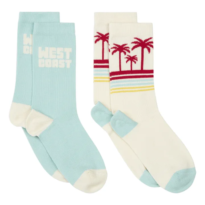 Calcetines West Palm 2 Pack | Blanco Roto- Imagen del producto n°0