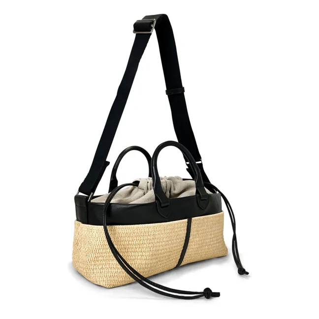 Mini shopping bag nera | Nero