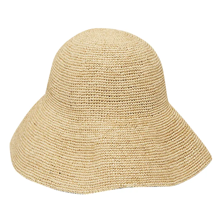 em. MAISON N.H PARIS NOA HAT ハット ブラウン MAISON N.H PARIS [メゾンエヌアッシュパリ] - Noa raffia hat