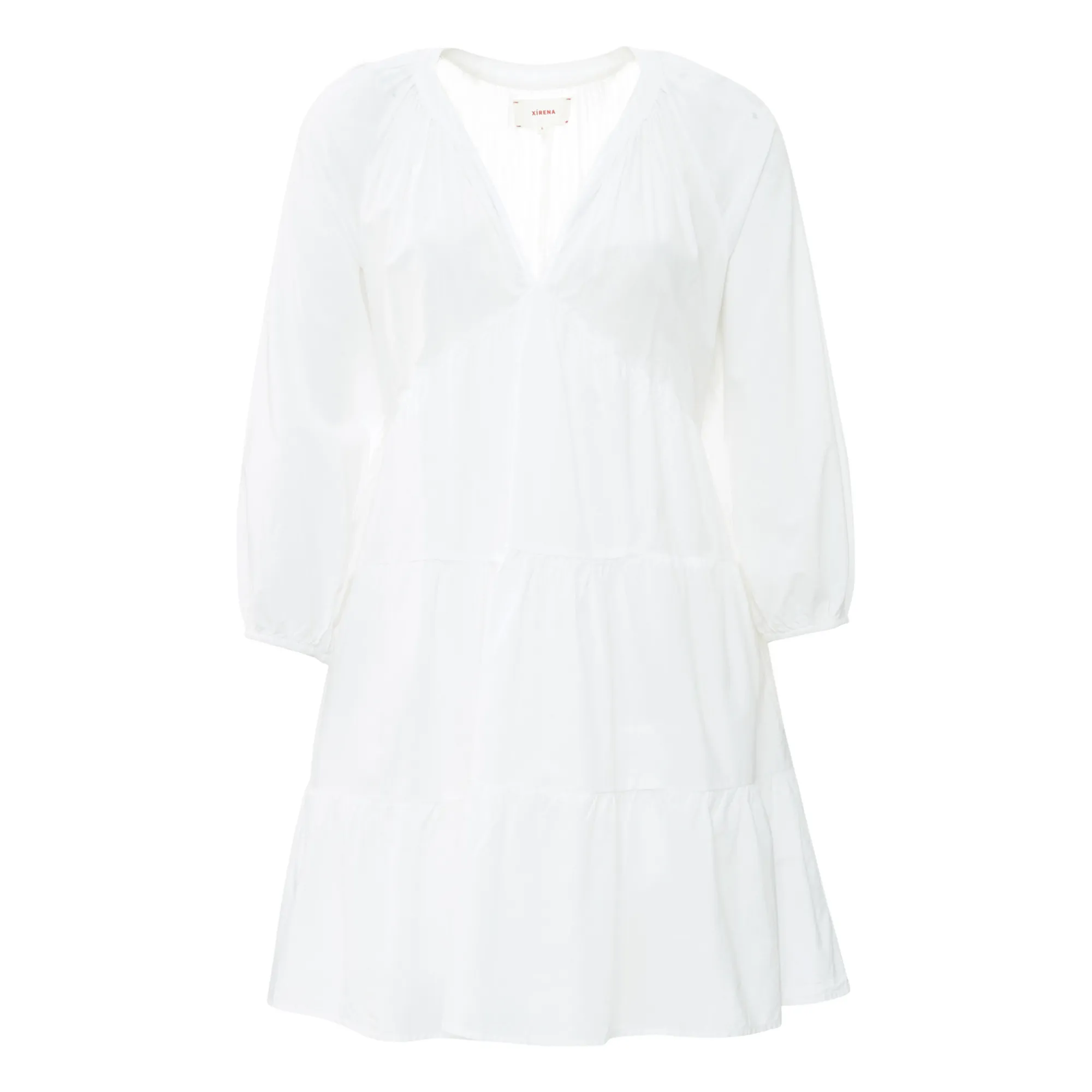Xirena White Nadia Cotton Poplin Dress