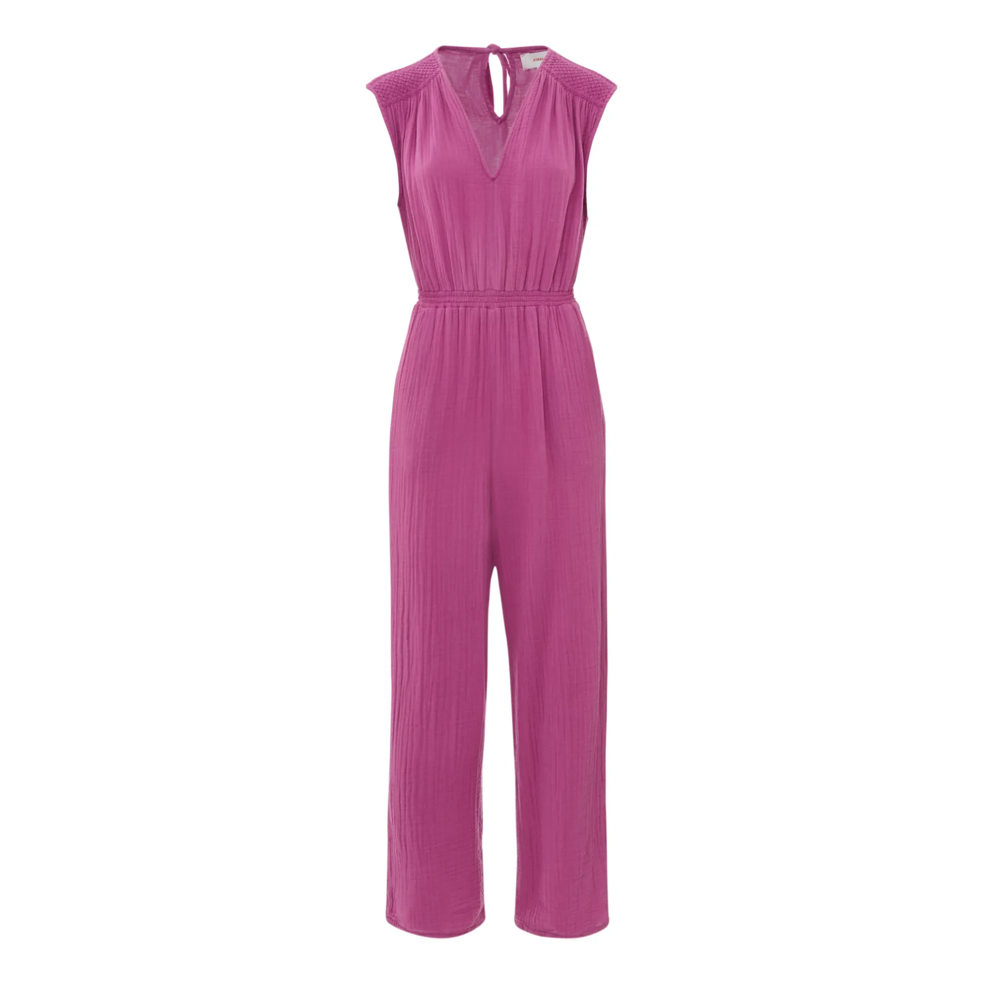 Xirena Mauve Nell Cotton Gauze Jumpsuit