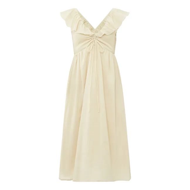 Robe Dylan Crépon de Coton | Sable