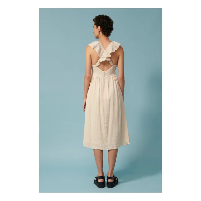 Robe Dylan Crépon de Coton | Sable
