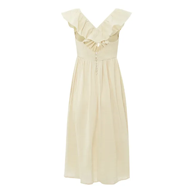 Robe Dylan Crépon de Coton | Sable