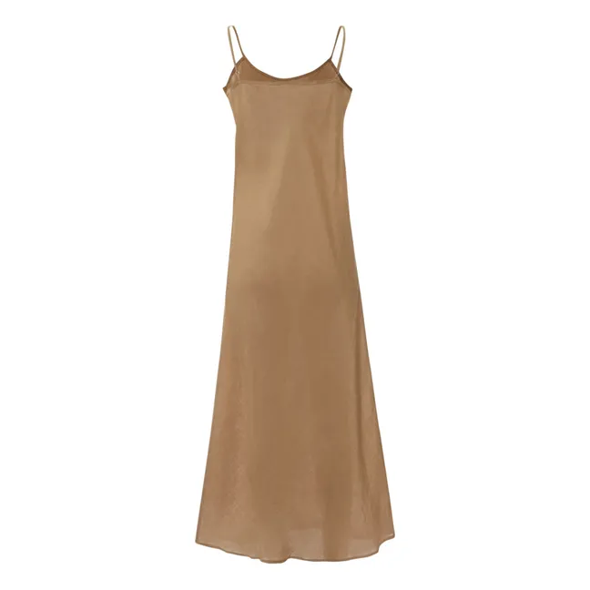 Dydine Linen Dress | Brown