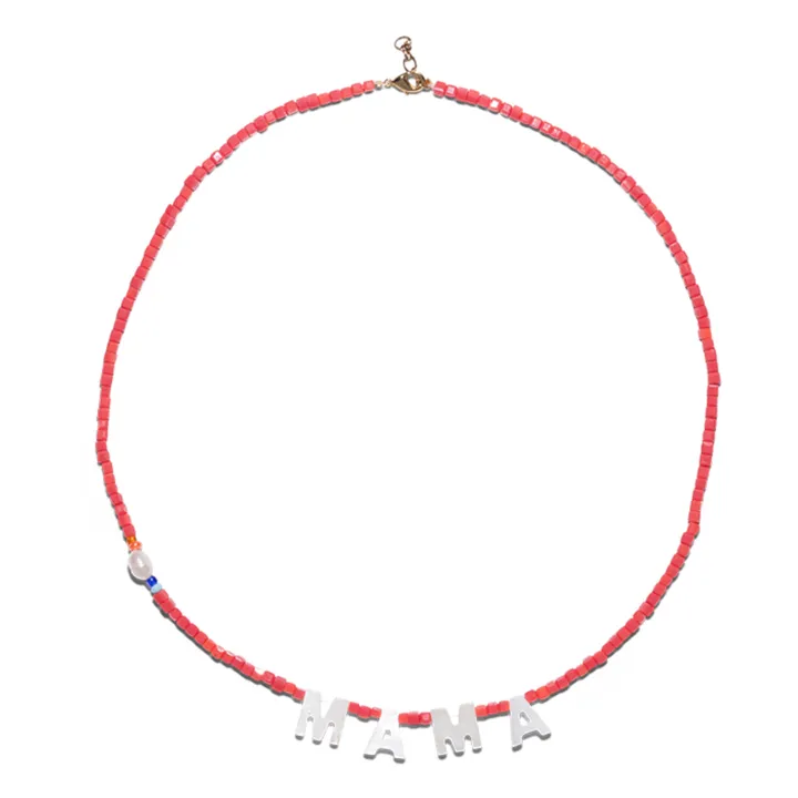 Halskette Hélène Mama | Korallenfarben- Produktbild Nr. 0